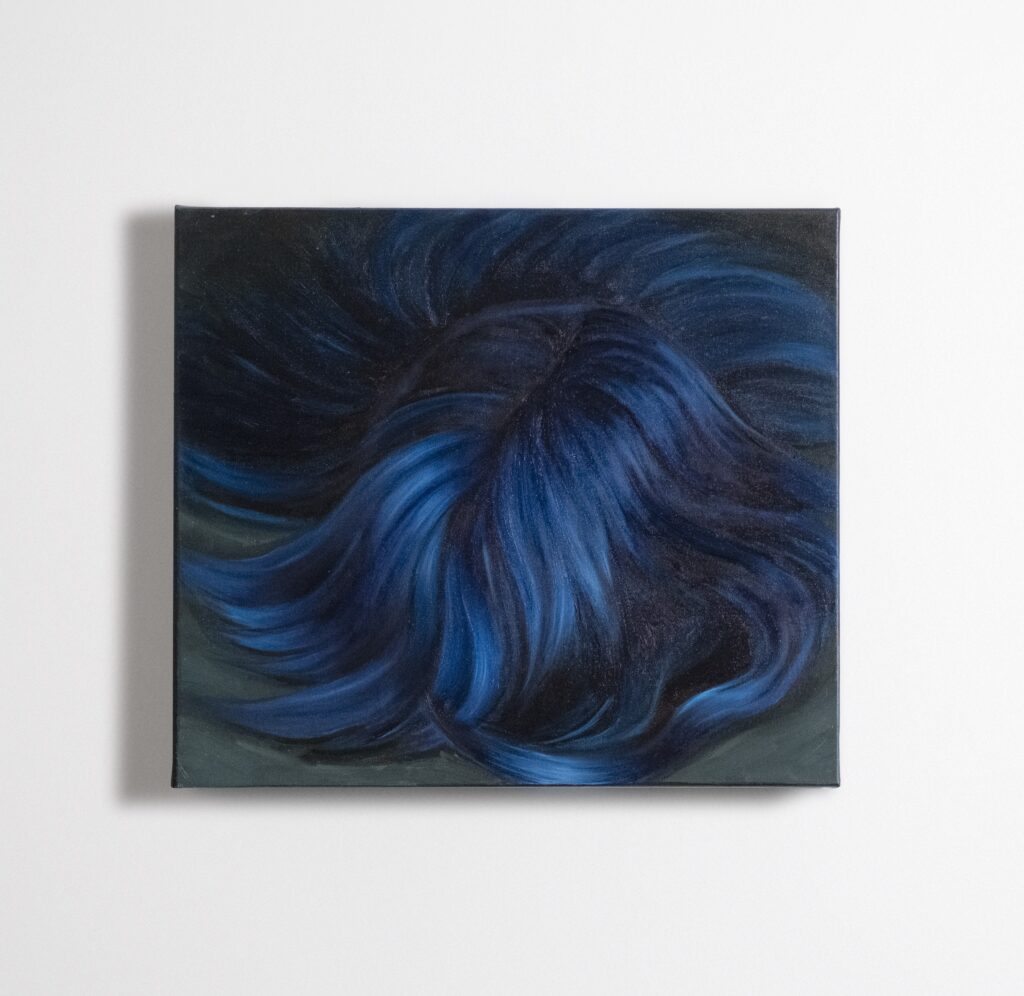 Cecilia Cocco, The Double II, 2026, Oil on canvas, cm 35x40