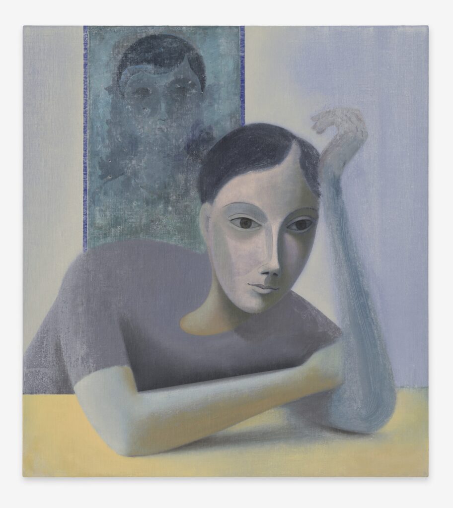 Richard Wathen_Echo_oil on linen over aluminium panel, 2026_50x45cm