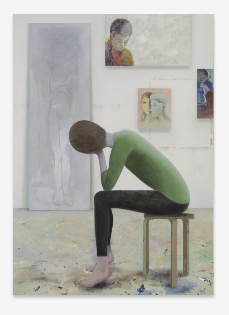 Richard Wathen_Eskolaite_oil on linen over aluminium panel, 2026_159x113cm